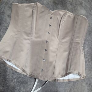 NWOT Corset Story Brand Size 38" Elegant Beige Corset / Waist Trainer